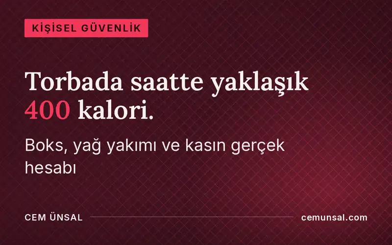 Boks Kilo Verdirir mi, Kas Yapar mı? Kalori ve Gerçekçi Beklenti · Torbada saatte yaklaşık 400 kalori.