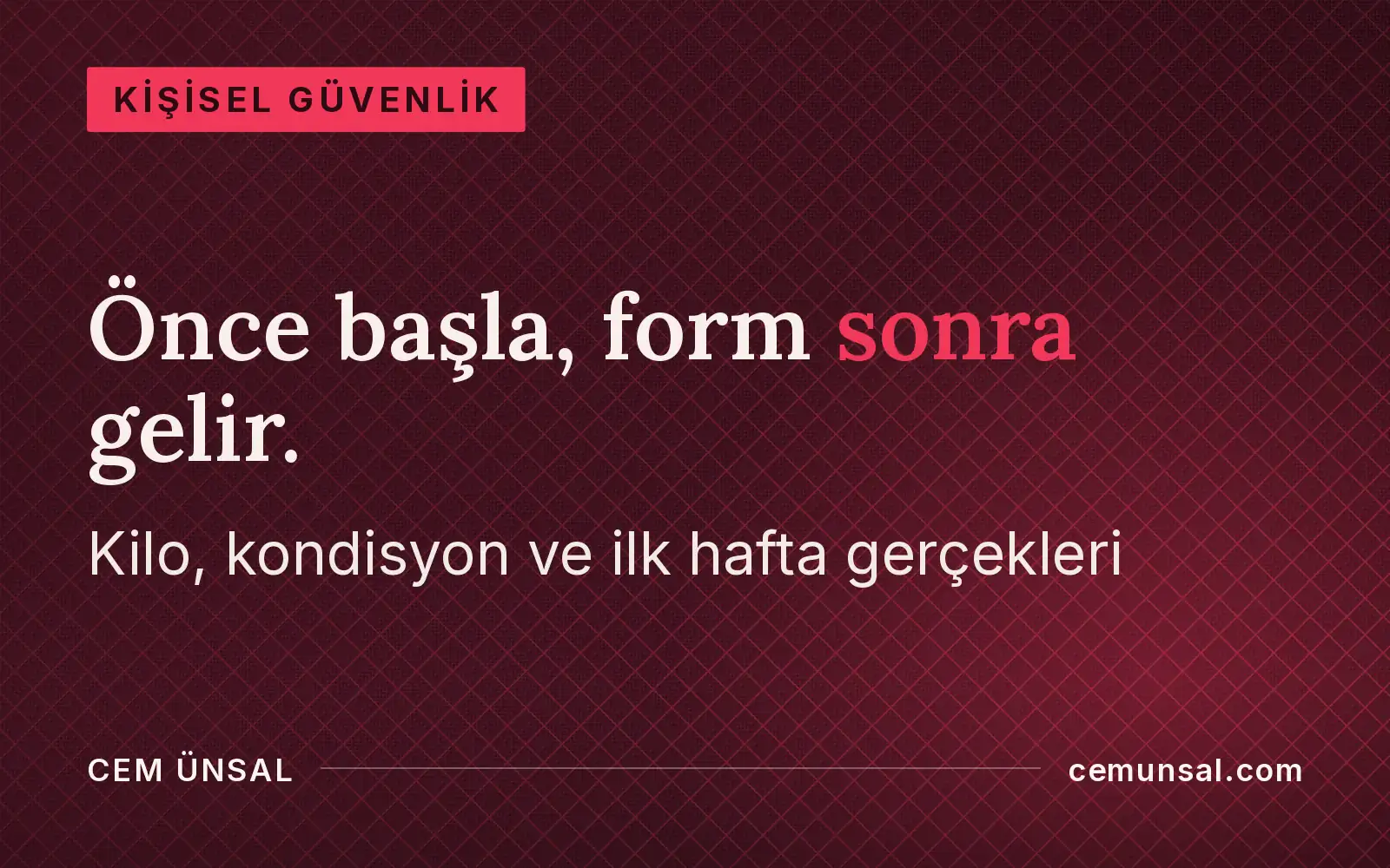 Boksa Başlamak İçin Formda Olmak Gerekir mi? Kilo ve İlk Haftalar · Önce başla, form sonra gelir.