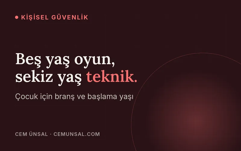 Çocuklar İçin Hangi Dövüş Sanatı ve Kaç Yaşında Başlamalı · Beş yaş oyun, sekiz yaş teknik.