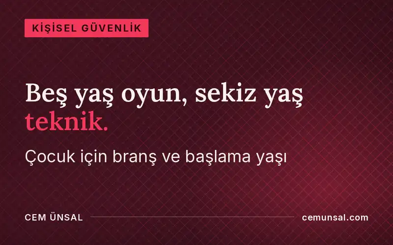 Çocuklar İçin Hangi Dövüş Sanatı ve Kaç Yaşında Başlamalı · Beş yaş oyun, sekiz yaş teknik.