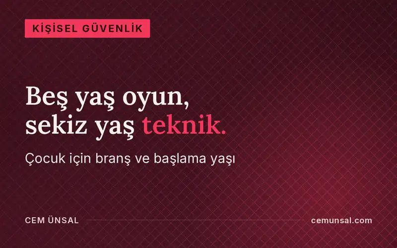 Çocuklar İçin Hangi Dövüş Sanatı ve Kaç Yaşında Başlamalı · Beş yaş oyun, sekiz yaş teknik.