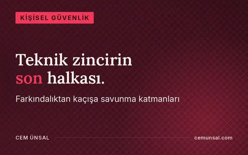 En Etkili Öz Savunma Yöntemleri Gerçekte Nedir · Teknik zincirin son halkası.