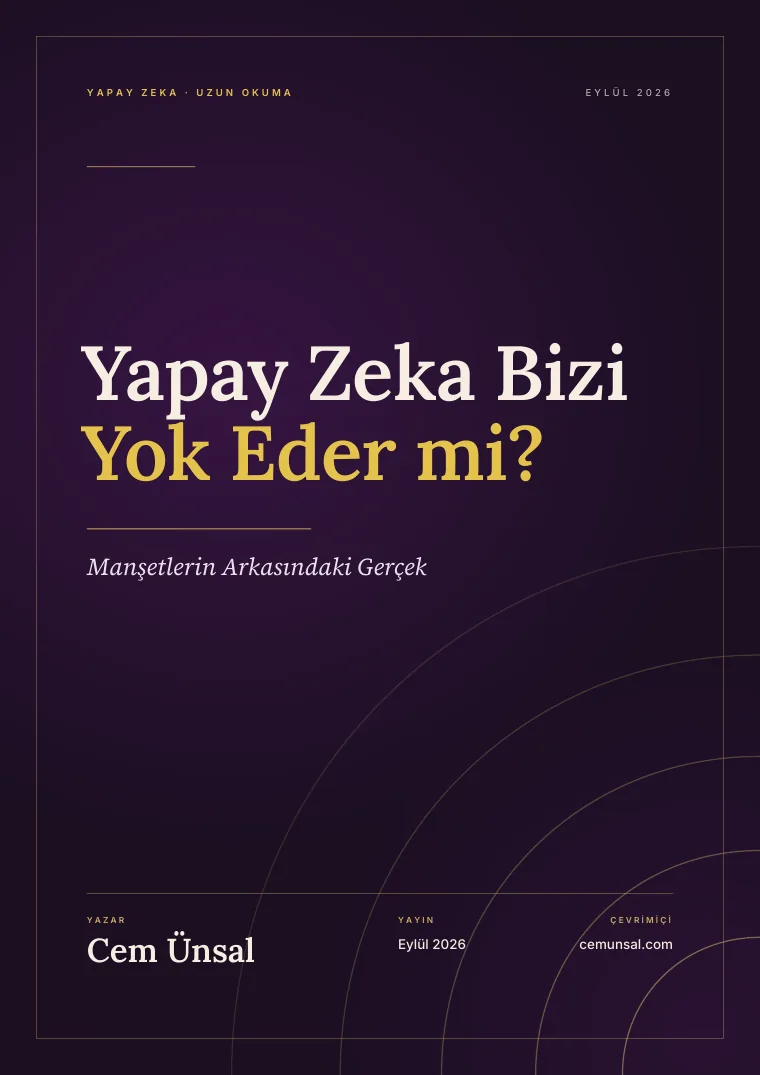 Yapay Zeka Bizi Yok Eder mi? kapağı